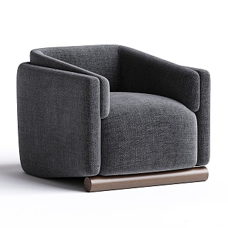 Modern Single Sofa Casual Chair Single Chair Armchair 3d model