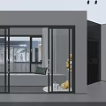 ZEKIN Doors And Windows Mall Store Showroom With Modern Glass Door
