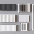 Various Types Of Modern Radiators In Black And White Stylish Designs For Home Heating