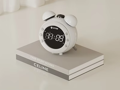 Modern ornaments alarm clock 3d model Modern ornaments alarm clock 3d model