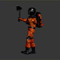 Mech Warrior Mech Soldier Machine Battlearm Mechanical Battlearm Machine Fighter Robot 3d model