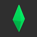 Shiny Green Diamond Shaped Gemstone Jewelry With Smooth Surface For Elegant Look