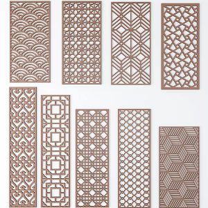 Chinese ancient pattern 3d model