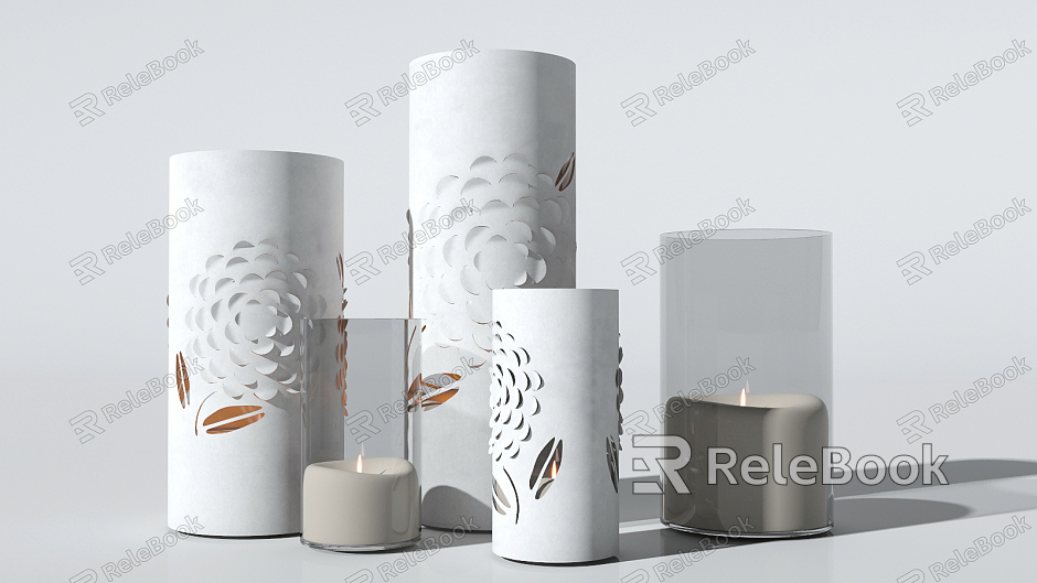 Modern candle lamp model