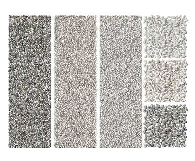 Modern pebbles 3d model