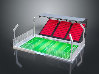 modern football stadium 3d model