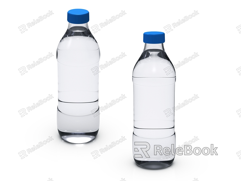 Modern mineral water mineral water bottle model