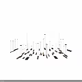 Sleek Modern Pendant Lights Multiple Styles Metallic Wooden Accents Ceiling Display Interior Design