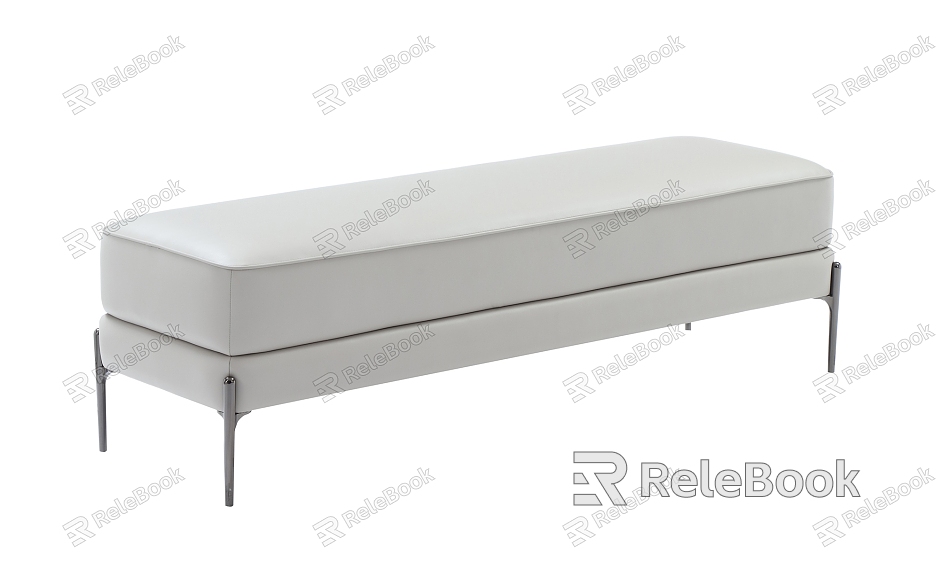 Bed End Stool Shoe Changing Stool Bench model