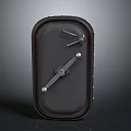 Black Mechanical Enclosure With Metal Levers Spherical Elements And Smooth Surface