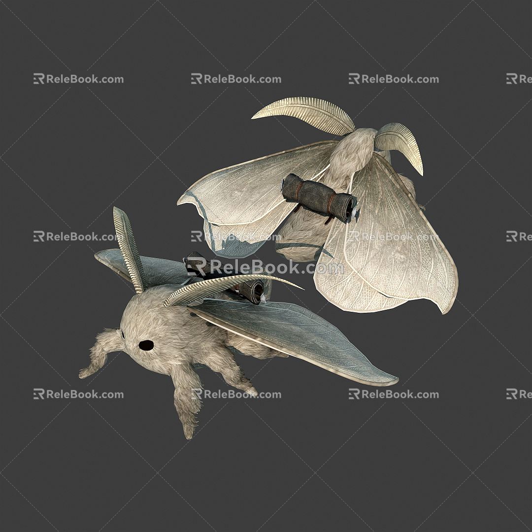 Modern Moth Giant Moth 3d model