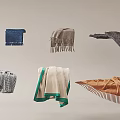 Various Stylish Blankets With Fringe And Colorful Patterns For Home Use
