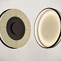 Wall lamp round decorative wall lamp 3d model
