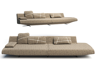 Modern double sofa model