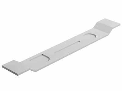 Long White Strip Washing Tool Holder With Holes For Daily Household Use 3d model