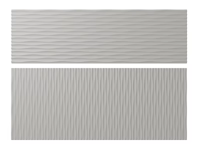 Modern background wall wave wall wave board profiled wall 3d model