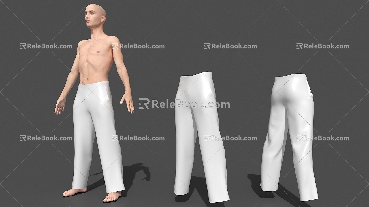 Clothing Pants 3d model