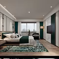 Stylish Modern Hotel Guest Room With Comfortable Lounge Area And Full Functional Working Space