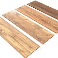 Natural Wooden Wall Panels with Diverse Wood Grains and Warm Brown Tones