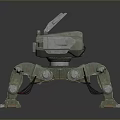 Mech Warrior Mech Soldier Machine Battlearm Mechanical Battlearm Machine Fighter Robot 3d model