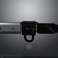 Sleek Modern Electronic Appliance with Silver Black Finish and Rotary Base Handle