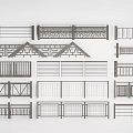 Various Fence Designs Including Wooden Metal And Decorative Styles For Outdoor Use