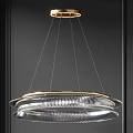 Elegant Modern Multi Layered Circular Crystal Chandelier With Metal Frame And Lighting Design