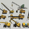 Heavy Duty Construction Vehicles And Machinery Collection
