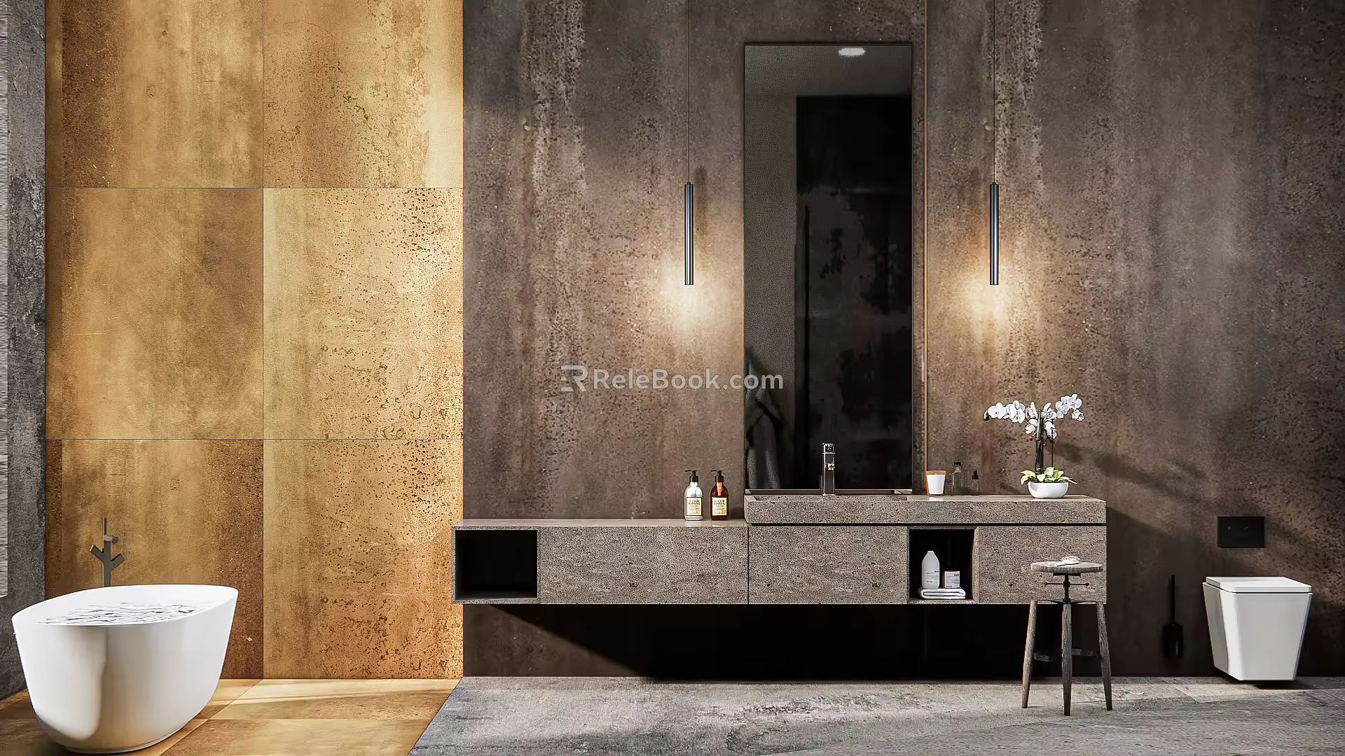 Modern sink 3d model