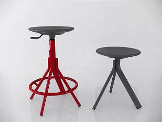 Modern Bar Stool Bar Chair 3d model