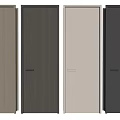 Sleek Hinged Doors In Various Colors With Modern Design And Wooden Finish