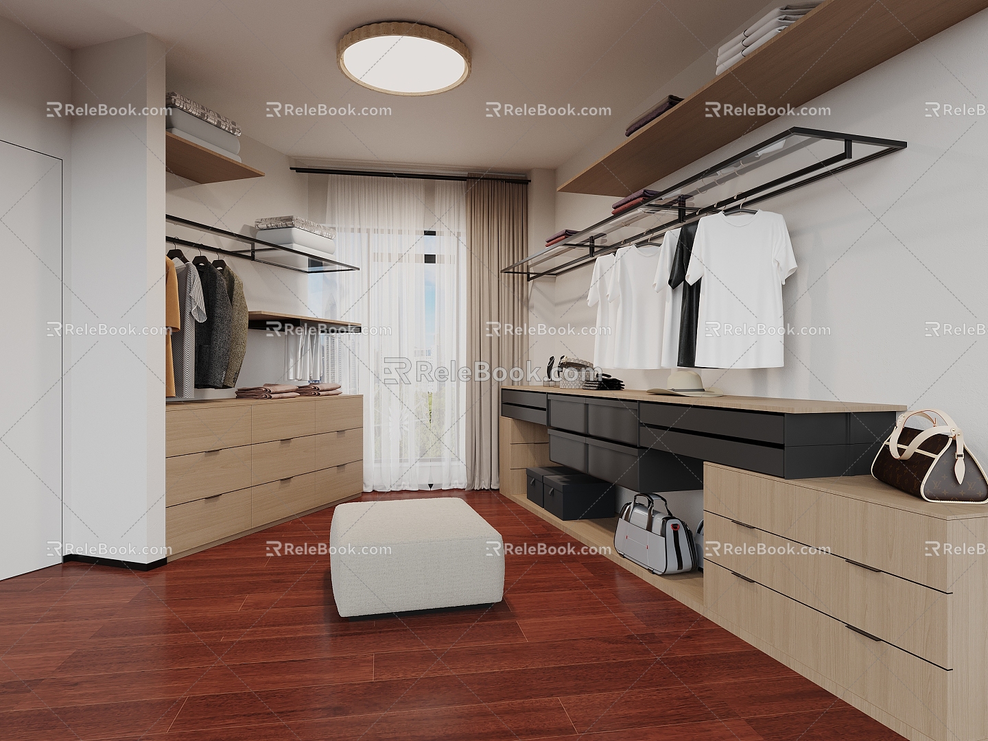 Modern Cloakroom 3d model