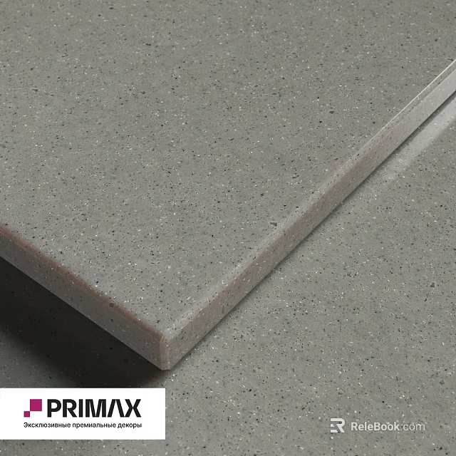 Gray Granular Surface Building Component With Smooth Edge And Fine Particles 3d model 