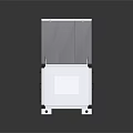 Silver Metal Case With Open Lid Secure Latches And Sturdy Base Supports