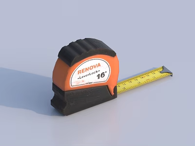 Industrial Equipment RENVOYA 16 Foot Tape Measure for Construction Measuring Use 3d model