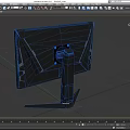 Display screen IPS screen computer display low-mode display simple-mode low-face number display game display high-precision super-realistic 3d model