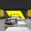 Lotus NIO Modern Showroom Building With Glass Facade And Hyper Track