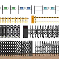 Various Types Of Retractable Gates Barriers And Railings For Security Access