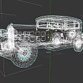 Vintage Red Classic Car With Chrome Details And White Wheels Design