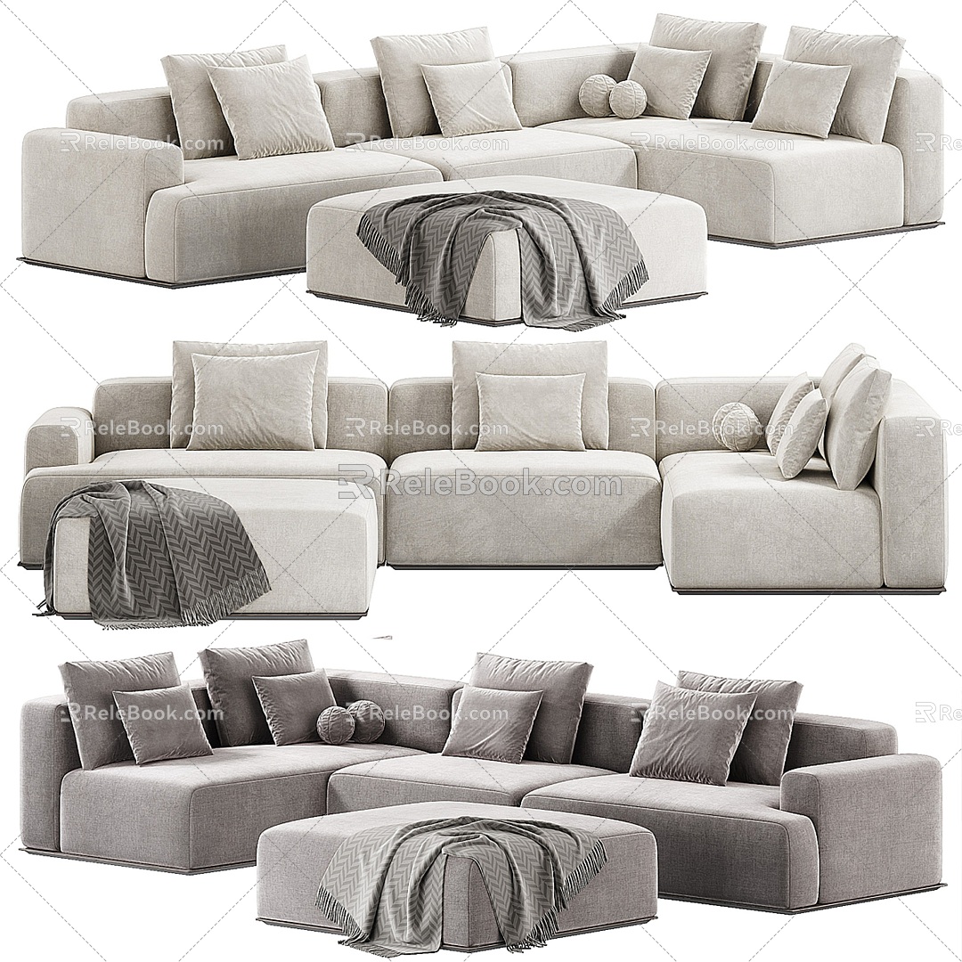 kookudesign Multiplayer Sofa 3d model