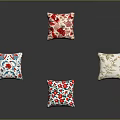 Colorful Floral Pattern Decorative Pillows for Home Living Room Decor