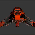 Modern Spaceship Spacecraft 3d model