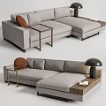 Modern corner sofa multiplayer corner sofa 3d model