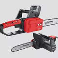 Hammer Industrial Electric Chainsaw With Red Black Design And Ergonomic Handle