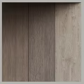 Minimalist Reception Background Wall With Wooden Texture Warm Lighting And Decorative Sphere