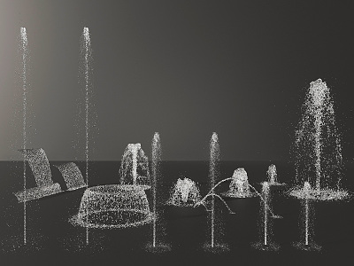 modern fountain model