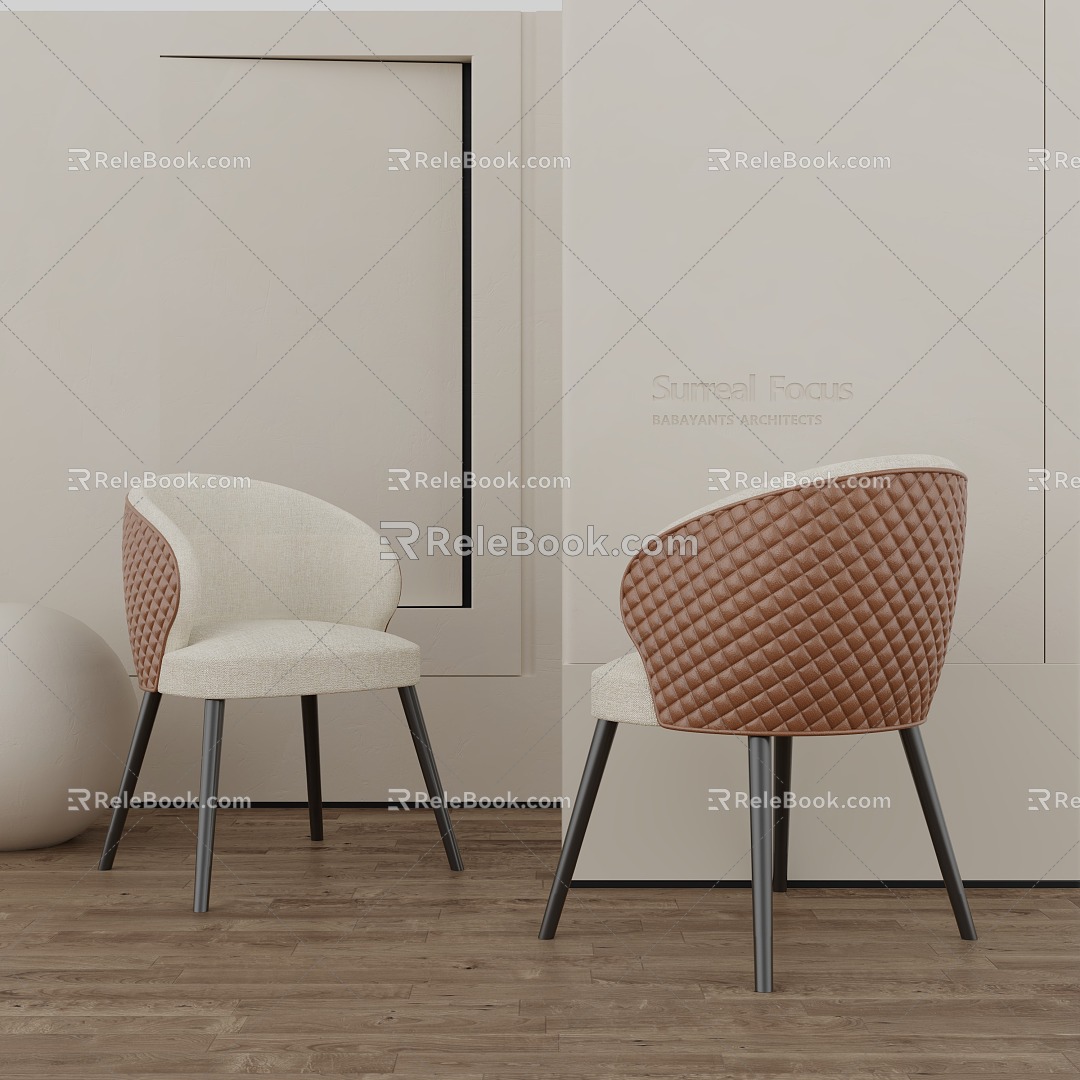 single chair 3d model