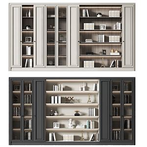 Jane European Bookcase 3d model