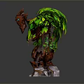 Elf Tree Demon Tree Monster Tree Man Tree Elf Monster Alien Monster 3d model