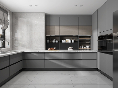 Modern Kitchen 3d model